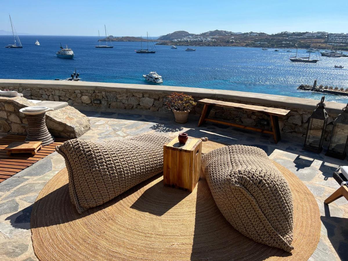 Beachfront Mykonos Guest House Ornósz Kültér fotó