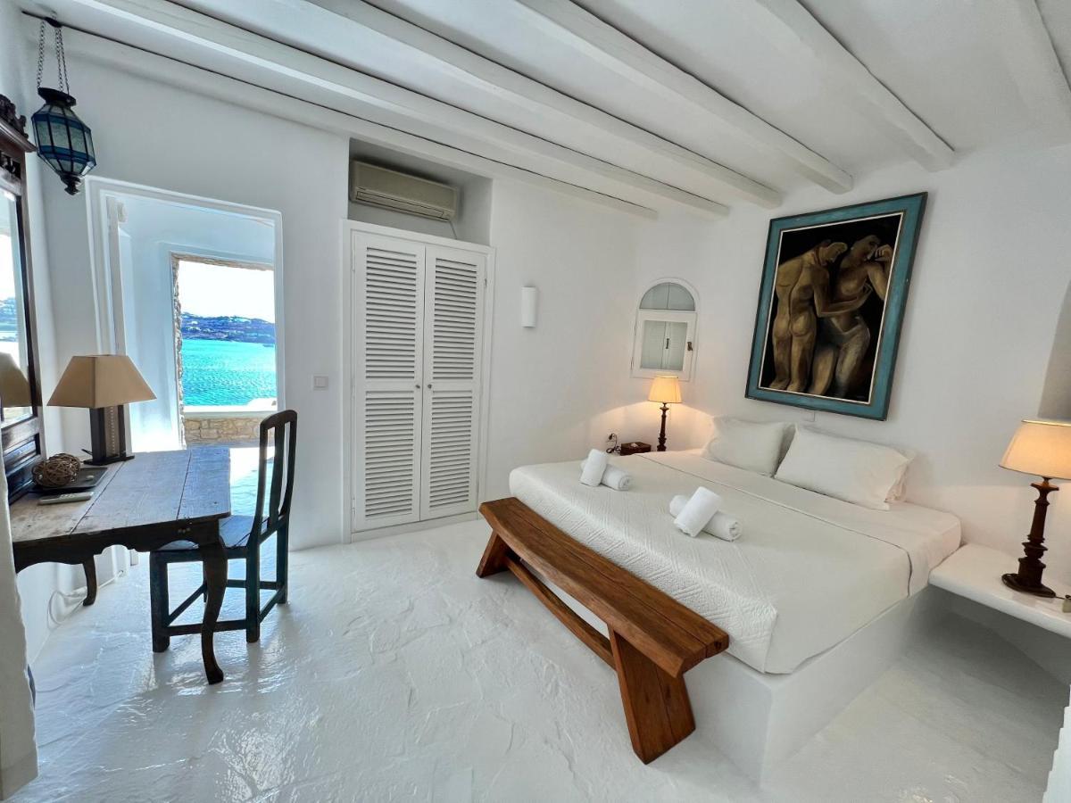 Beachfront Mykonos Guest House Ornósz Kültér fotó