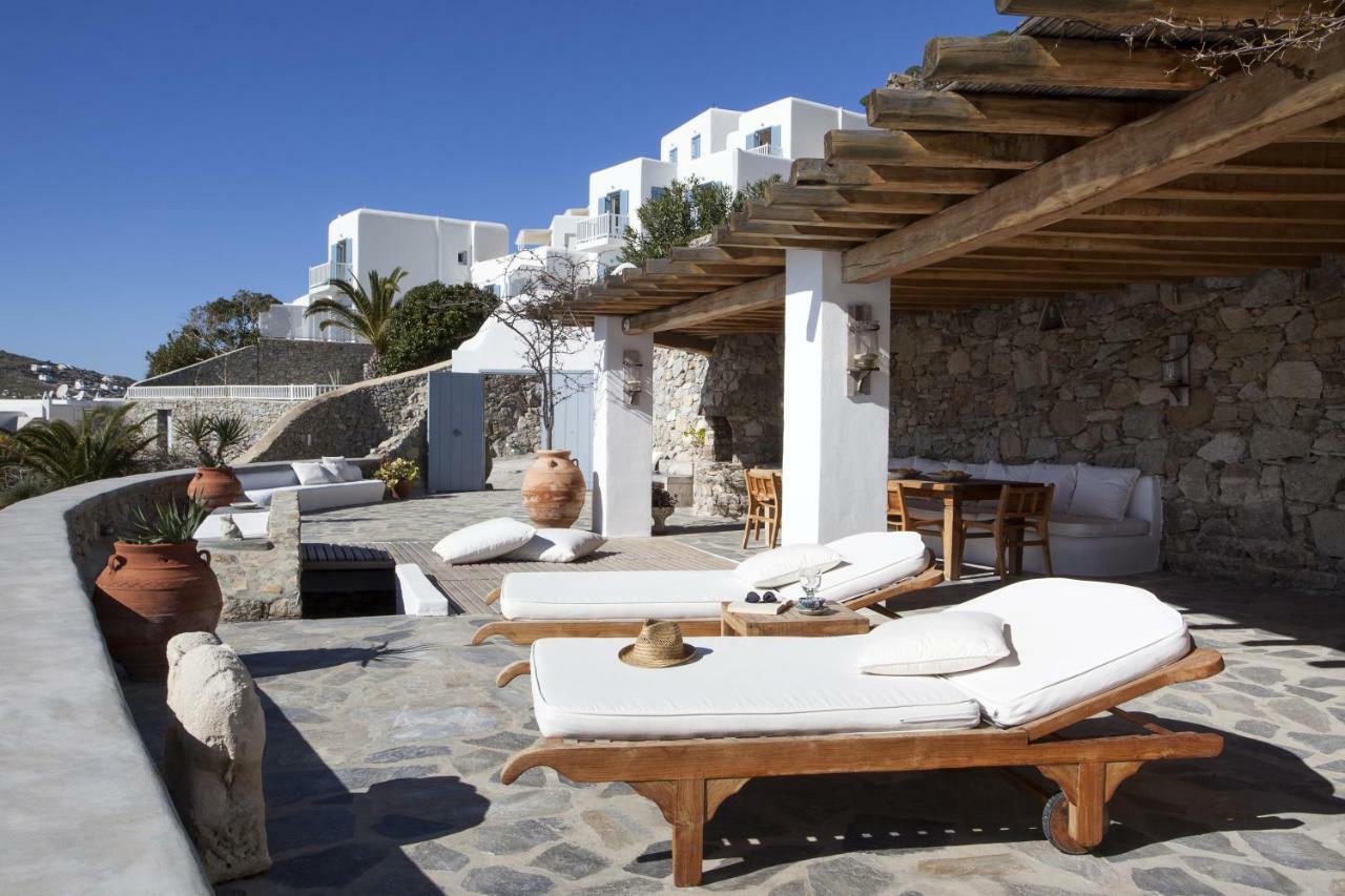Beachfront Mykonos Guest House Ornósz Kültér fotó