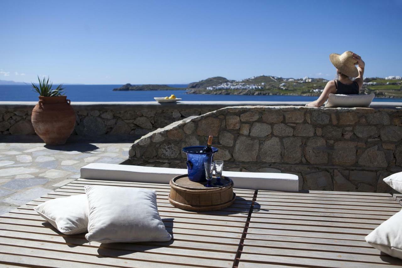 Beachfront Mykonos Guest House Ornósz Kültér fotó