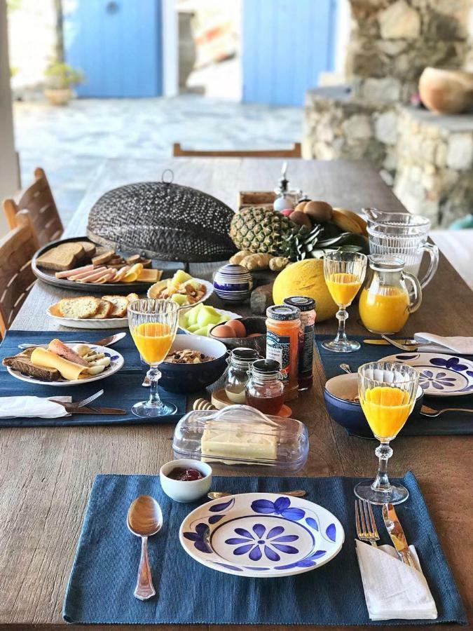 Beachfront Mykonos Guest House Ornósz Kültér fotó