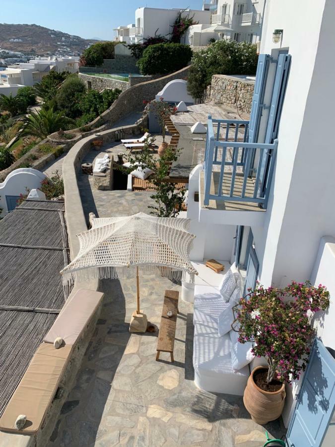 Beachfront Mykonos Guest House Ornósz Kültér fotó